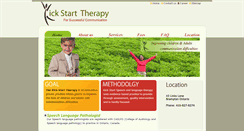 Desktop Screenshot of kickstarttherapy.com